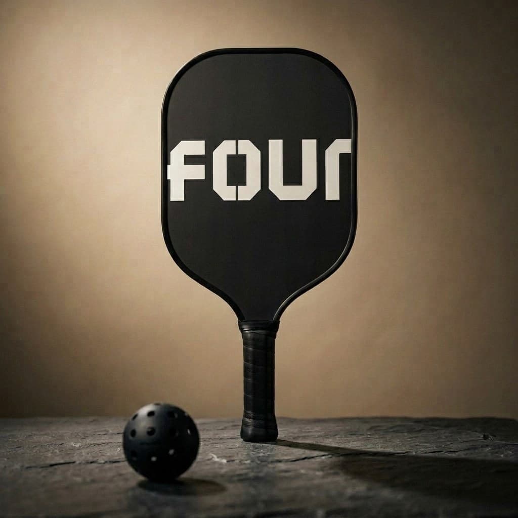 Custom pickleball paddle — FOUR